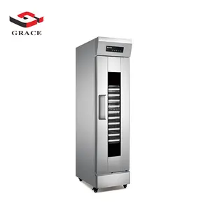 Industrial Commercial Complete Bakery Machine with Retarder Cabinet Digital Panel Touch Screen 16 Trays Bread Dough Proofer