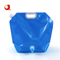 Pochette en plastique personnalisée de 5 litres pour bec verseur de boisson, sac d'emballage avec robinet