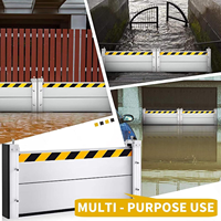 Barrière anti-inondation en alliage d'aluminium pour garage souterrain, panneau de contrôle d'eau en acier inoxydable