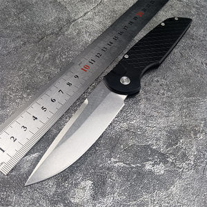 Échelle de dragon Manche en alliage d'aluminium Couteau pliant tactique Lame en acier D2 Camping Chasse Couteau de poche EDC - Product Image 2