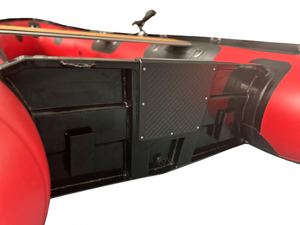 Bote Inflable Resistente Reachsea <span class=keywords><strong>de</strong></span> PVC y Aluminio con Cubierta <span class=keywords><strong>de</strong></span> EVA para <span class=keywords><strong>6</strong></span> Personas, 3.8m, Color Rojo, Ideal con Motor para Mayor Seguridad - Product Image 3