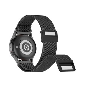 Nieuwe aanwinst 8mm 20mm 22mm nylon magnetische horlogeband voor SAMSUNG Smart Watch 6/5 klittenband snelkoppeling band - Product Image 1
