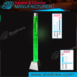 Tube à bulles acrylique de pilier d'eau de lumière led brillant personnalisé pour la décoration de fête - Product Image 3