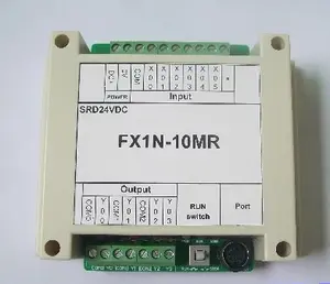 FX1N-10MR FX1N-10MT PLC บอร์ดควบคุมอุตสาหกรรม6อินพุต4เอาท์พุทโปรแกรมโมดูล