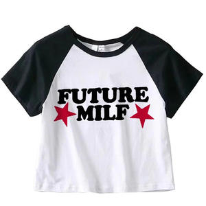 T-shirts sexy à la mode pour femme, haut court Harajuku, streetwear, tenues d'été, vêtements de fête sexy pour femmes Y2k - Product Image 5