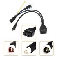 OBDEMOTO 601Pro, escáner de diagnóstico automotriz para motocicleta, coche, moto, motor, Falla, código OBD2, datos congelados, lectura y borrado