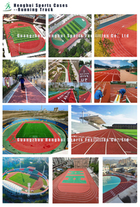 Pista de Atletismo de Plástico Estándar para Exteriores de 400 m con Superficie de Recubrimiento de Gránulos de Caucho EPDM para Campos Escolares - Product Image 5