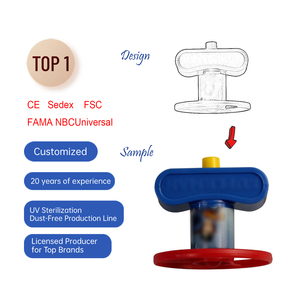 <span class=keywords><strong>Toupie</strong></span> promotionnelle personnalisée, mini-<span class=keywords><strong>toupie</strong></span> OEM, jeu de lancer sensoriel pour enfants, jouet en plastique certifié EN71, pour les 5-7 ans - Product Image 2