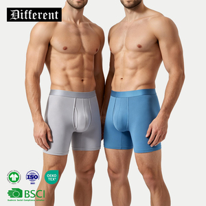 Slip da uomo in cotone pettinato traspirante, a vita bassa, aderenti, anti-sfregamento, resistenti all'usura, intimo per giovani uomini, per l'uso quotidiano. - Product Image 2