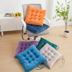 Coussin de chaise en peluche douce, coussin de siège de bureau épaissi, rembourré en fibres de polyester - Product Image 1