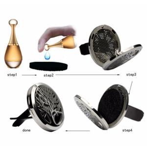 Penyegar udara mobil, klip Diffuser parfum mobil penyegar udara otomatis, liontin parfum minyak esensial - Product Image 3