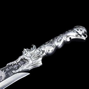 China Longquan Boutique cuchillo de corte de <span class=keywords><strong>leña</strong></span> forjado hecho a mano Camping al aire libre y caza hoz multiusos - Product Image 5