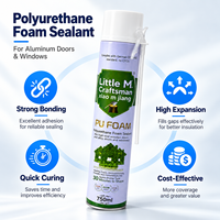 XIAO M JIANG Mastic polyuréthane écologique résistant à l'humidité A41 750ml pour l'installation de portes et fenêtres en alliage d'aluminium