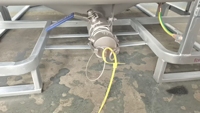 Réservoir en acier inoxydable IBC de qualité alimentaire Wanlong 1000L Stockage écologique avec chariot élévateur à 4 voies