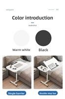 Mesa Auxiliar Plegable Móvil de MDF para Dormitorio con Superficie de Tablero de Densidad, Venta al por Mayor de Fábrica