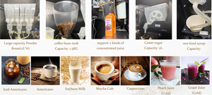 Machine à expresso à <span class=keywords><strong>écran</strong></span> tactile 10 pouces, fabrication directe d'usine OEM, meule plate de 64 mm, 9-10 bars, cafetière intelligente - Product Image 5