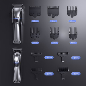 Cortadora de pelo eléctrica con cuchilla de acero inoxidable, modelo de carga con batería de 1200mAh para recortar el cabello de adultos - Product Image 1