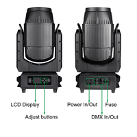 Igracelite Projecteur LED à tête mobile étanche IP66 580W pour scène extérieure DMX512 pour concert et événement