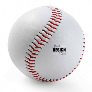 Custom Blank Baseball - Official Size 9" for Youth League Practice, Training, <b>Machine</b> Pitching & Signature Use - Product Image 1