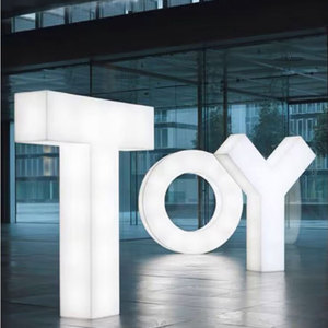 Lettres acryliques transparentes <span class=keywords><strong>3D</strong></span> découpées au laser Lettres murales en acrylique en plastique pour hôpitaux de sociétés automobiles avec bandes LED - Product Image 2