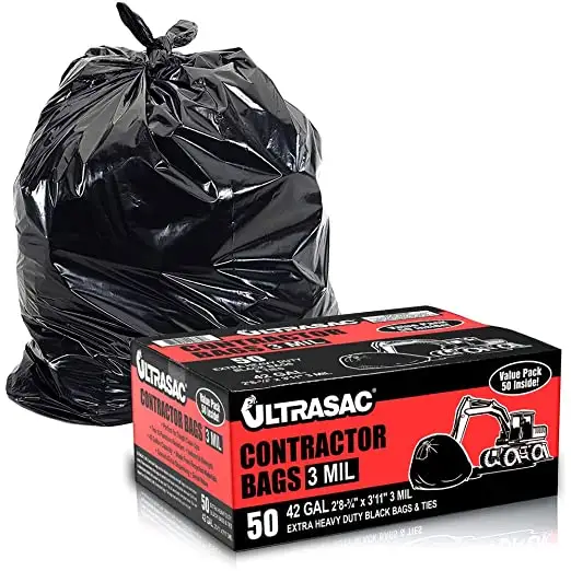 Amazon Brand Supervalue 30 40 45 Gallon Garbage Trash Bag 20 Count Package Box May Vary High quality from Super Vietnam Factory