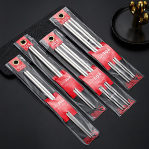 ตะเกียบสแตนเลส 304 เกรดอาหาร รูปทรงกลม สำหรับใช้ในบ้าน ร้านอาหาร ซูเปอร์มาร์เก็ต ปลอดภัย ทนทาน ป้องกันน้ำร้อนลวก - Product Image 2