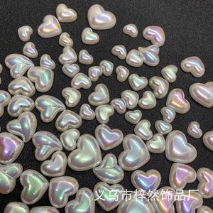 Lo último en forma de corazón Mapei Pearl, accesorios de joyería coloridos de media cara, Pendientes colgantes, accesorios DIY - Product Image 5