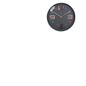 Orologio da parete rotondo da 12 pollici 30CM <span class=keywords><strong>per</strong></span> la decorazione di casa e ufficio orologio da parete con spazzata silenziosa - Product Image 2