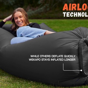 <b>Inflatable</b> Lounger Air <b>Sofa</b> Chair Camping Portable Water Proof Couch for Hiking, Picnics, Outdoor Lightweight and Easy to Set up - Product Image 5