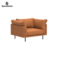 Canapé de direction personnalisé SpaceUnited, mobilier de bureau, coussin en duvet, tissu, canapé de réception de bureau
