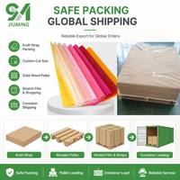 Gekleurd tissuepapier 14-17 GSM enkelzijdig bedrukt met aangepast logo 53x77cm houtpulp voor cadeauverpakkingen, kleding, schoenen, tassen en meer