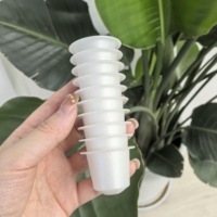 Capsules de café vides en PLA personnalisées biodégradables compostables non toxiques avec autocollants