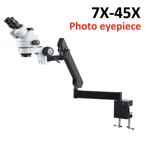 Directo de fábrica profesional Simul-Focal brazo ajustable abrazadera Ent Ocular Microscopio Ojo de Trinocular Microscopio ESTÉR - Product Image 6