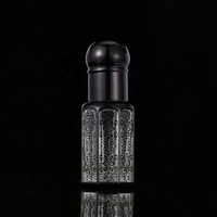 CJ- Nouveau Design Luxe Arabe Flacons d'Huile de Parfum Oud Attar Essentielle Simples de 3ml, 6ml, 12ml avec Bouchon à Vis