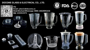 National 176 <strong>Mixer</strong> Cup Soda Lime <strong>Glass</strong> Jar with Lid and Blade Base, 0.5L Blender <strong>Bowl</strong> <strong>Glass</strong> <strong>Mixer</strong> <strong>Bowl</strong> - Product Image 6