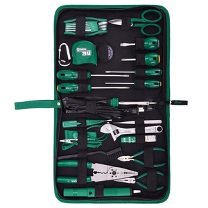 <span class=keywords><strong>SATA</strong></span> 03760 ชุดเครื่องมือช่างซ่อมสายไฟฟ้าป้องกันไฟฟ้าสถิตย์ 28 ชิ้น พร้อมกระเป๋าเก็บของ - Product Image 1