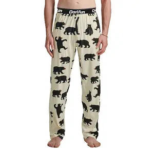 Pantaloni da notte di alta qualità pantaloni da salotto in morbido pigiama con fondo Unisex pantaloni larghi del pigiama per biancheria intima Unisex