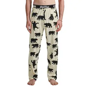 Pantalones de noche de alta calidad, pijama suave personalizado, pantalones de salón Unisex, pantalones de pijama sueltos para ropa interior Unisex, ropa interior Unisex