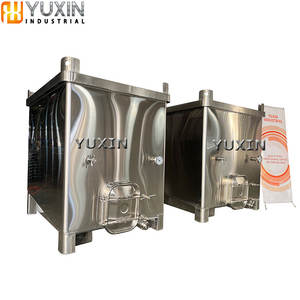 Conteneur à vin en acier inoxydable 1000l 2000l 3000l IBC à ouverture supérieure avec chemise de <span class=keywords><strong>refroidissement</strong></span> à vendre - Product Image 4