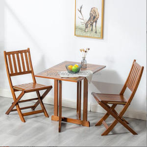 Solid Wood Garden <strong>Folding</strong> <strong>Chair</strong> Natural - Product Image 3