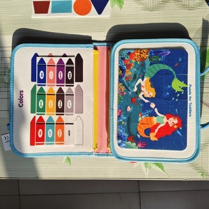 Vente flash : Tissu en <span class=keywords><strong>feutre</strong></span> Montessori, planche d'activités éducative, livre d'histoires silencieux pour les tout-petits, les bébés, les enfants, jouet pour enfants - Product Image 4