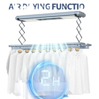 Commande vocale Sèche-linge intelligent Étagère à linge automatisée Étendoir à linge de plafond Vente en gros Panier à linge requin Technologie LVD Chine