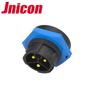 3pin M19 nữ bảng điều khiển phía trước gắn kết với chiều dài dây có thể được tùy chỉnh kết nối không thấm nước - Product Image 3