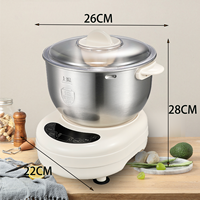 Robot pâtissier électrique de table CX-6027 7L 2 vitesses Turbo 200W avec bol mélangeur pour la maison et la cuisine