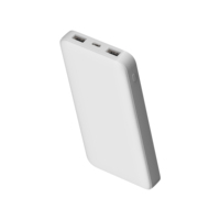 Batería Externa Portátil Real de 10000mAh 1260110 con Celdas de Litio, Puertos USB-A y Tipo-C, Salida Dual de 5V 2.1A, Carcasa de ABS, Venta al por Mayor