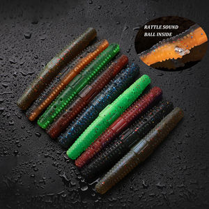 Señuelo de Pesca de Agua Salada con Sonajero de Sonido de Bajo, Material TPR, Cebo Artificial Suave para Marlin, 1 Pieza/Bolsa - Product Image 2