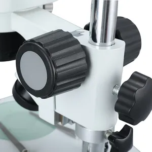 Microscopio da Laboratorio per Insegnamento e Manutenzione con Piastra di Lavoro Stereoscopica a Basso Spessore e Supporto Metallico - Product Image 4