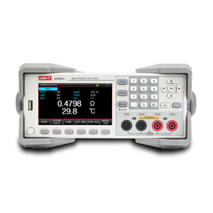 Série UT3510+ Micro-ohmmètre de banc UT3513+ Testeur de faible résistance CC <span class=keywords><strong>20k</strong></span>Ω Écran LCD TFT 4,3'' RS232 RS485 HANDLER LAN SCPI - Product Image 1