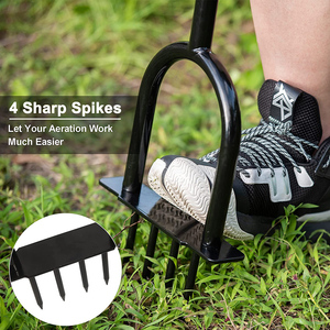 Winslow & Ross 3-en-1, motoculteur de griffe de jardin, bouchon manuel, aération du sol, aérateur de pointes de pelouse - Product Image 4