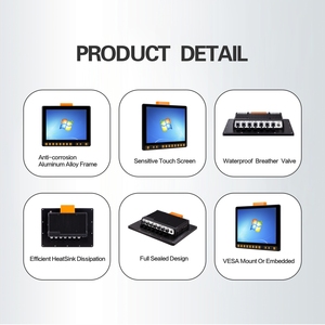 Tableta montada vehículo rugosa de la pantalla <span class=keywords><strong>LCD</strong></span> del tacto capacitivo industrial de 12,1 pulgadas con Linux en existencia - Product Image 4